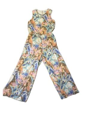 Floral Wide-Leg Jumpsuit in Multicolor